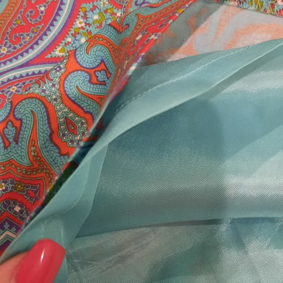 Trina Turk Geometric Kaleidoscope Halter Dress. - Picture 4 of 10